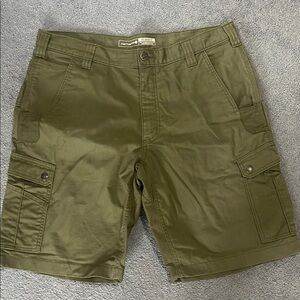 Carhartt Green Cargo Shorts Sturdy Cotton Outdoor